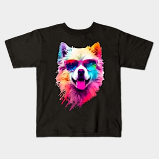 Dog in sunglasses Kids T-Shirt